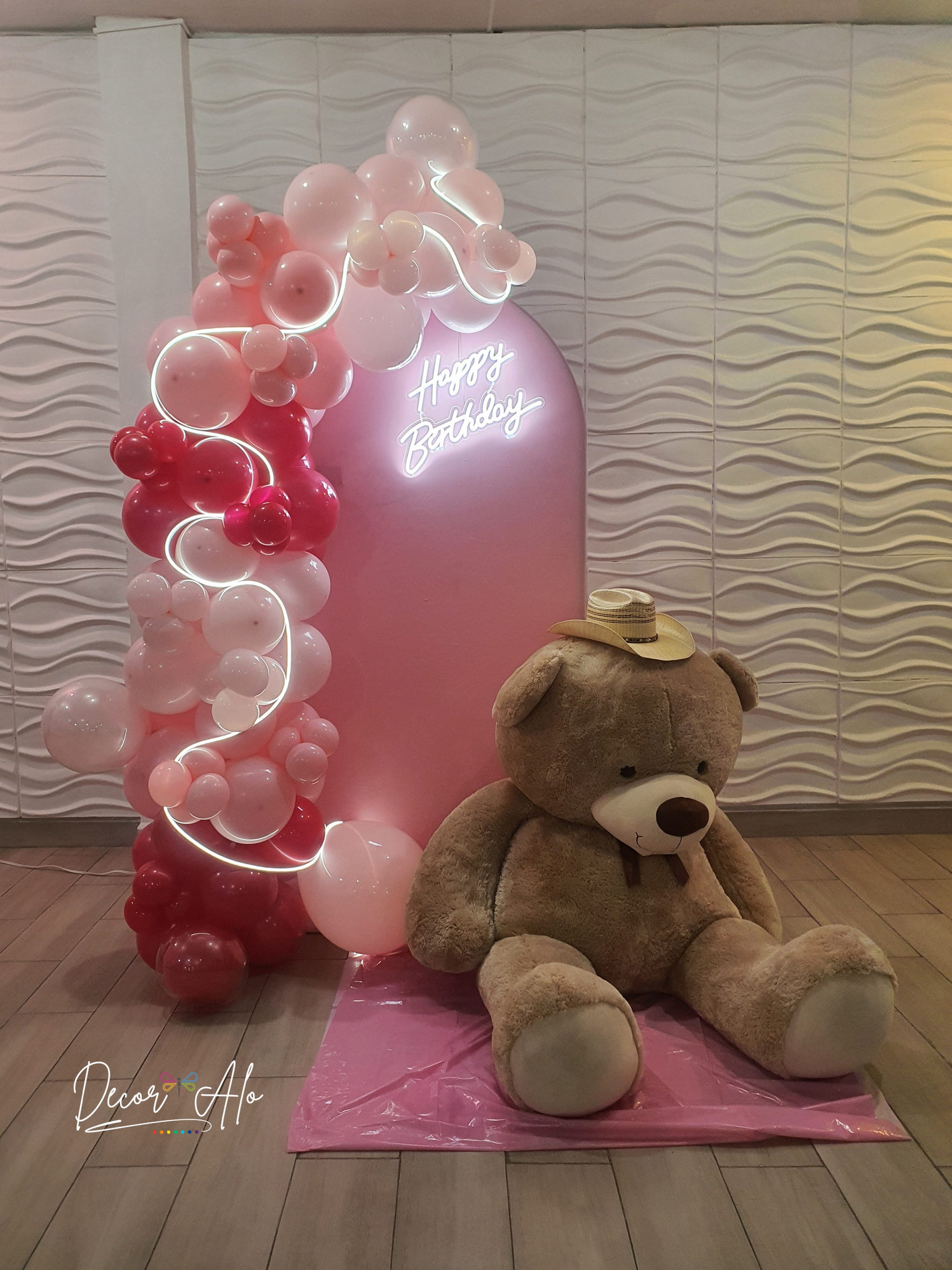 Arco de globos del paquete Diseñ.alo Estándar
